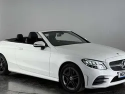 White Used 2019 Mercedes C200 AMG line Cabriolet | £19,150 (Fair price)