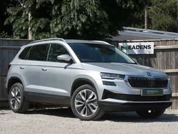 Brilliant silver metallic Used 2024 Skoda Karoq SE L SUV | £26,295