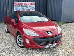 Red Used 2010 Peugeot 308 CC Cabriolet | £2,290 (Good price)