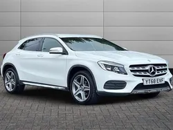 White Used 2018 Mercedes GLA200 AMG line SUV | £15,750 (Fair price)