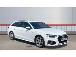White Used 2021 Audi A4 S-Line Estate | £25,721 (Fair price)