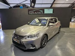 Silver Used 2016 Lexus CT200h Sport Line Hatchback | £13,995 (A bit pricey)
