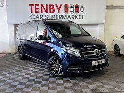 Blue Used 2018 Mercedes V250 AMG line MPV | £31,795 (Good price)