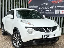 White Used 2013 Nissan Juke Tekna SUV | £7,199 (Fair price)