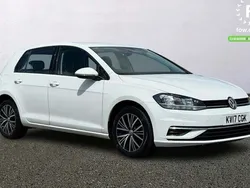 White Used 2017 VW Golf VII SE Hatchback | £12,899 (Fair price)