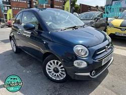 Blue Used 2019 Fiat 500 Lounge Hatchback | £7,393 (Fair price)