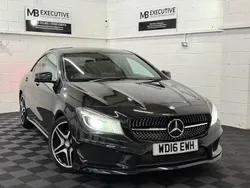 Black Used 2016 Mercedes CLA220 AMG line Sedan | £9,990 (Fair price)