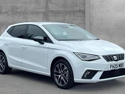 Metallic glacial white New 2025 Seat Ibiza XCELLENCE Hatchback | £20,490 (Fair price)