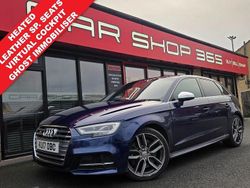 Blue Used 2017 Audi S3 Sportback Advanced Hatchback | £15,990