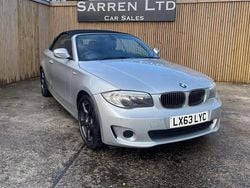 Silver Used 2013 BMW 118 Cabriolet Exclusive Cabriolet | £5,995 (Fair price)