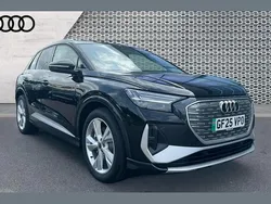 Black Used 2025 Audi Q4 e-tron S-Line SUV | £34,490 (Good price)