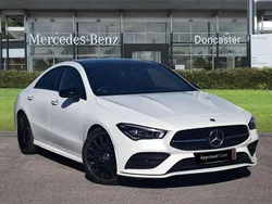 White Used 2023 Mercedes CLA180 AMG Line Premium Plus Sedan | £28,604 (A bit pricey)