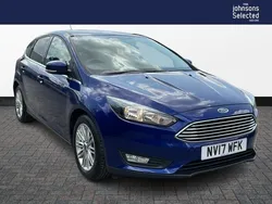 Blue Used 2017 Ford Focus Zetec Hatchback | £5,995 (Good price)