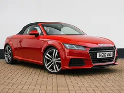Red Used 2016 Audi TT Roadster S-Line Cabriolet | £14,495 (Fair price)
