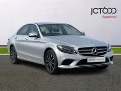 Silver Used 2020 Mercedes C180 SE Sedan | £15,641 (Fair price)