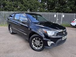 Black Used 2014 Ssangyong (KGM) Korando Pickup | £8,945