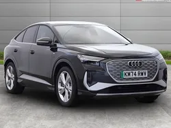 Black Used 2024 Audi Q4 Sportback e-tron S-Line SUV | £37,444