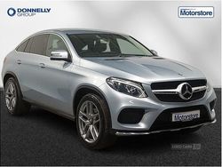 Silver Used 2017 Mercedes GLE350 AMG line Coupe | £25,985 (Good price)