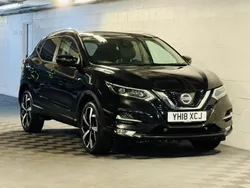 Black Used 2018 Nissan Qashqai Tekna SUV | £7,989 (Super price)