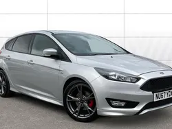 Silver Used 2017 Ford Focus ST-Line X Hatchback | £7,827 (Good price)