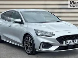 Silver Used 2021 Ford Focus ST-Line X Hatchback | £13,180 (Good price)