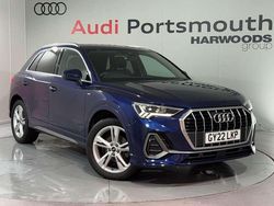 Blue Used 2022 Audi Q3 S-Line SUV | £27,690 (Fair price)