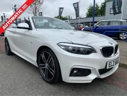 White Used 2018 BMW 218 M Sport Cabriolet | £14,477 (Fair price)
