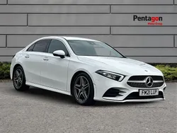 White Used 2021 Mercedes A250 AMG line Sedan | £19,744 (Fair price)