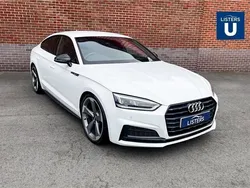 Metallic glacier white Used 2020 Audi A5 Black Edition Coupe | £17,990 (Fair price)