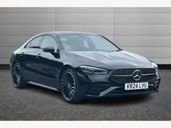 Black Used 2024 Mercedes CLA200 AMG Line Premium Plus Coupe | £32,450 (A bit pricey)