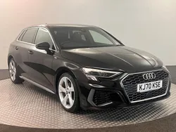 Black Used 2020 Audi A3 S-Line Hatchback | £21,040 (A bit pricey)