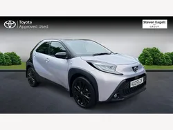 Silver New 2025 Toyota Aygo Edition Hatchback | £18,777 (A bit pricey)