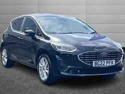 Agate black Used 2022 Ford Fiesta Titanium Hatchback | £14,500 (Fair price)