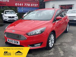 Red Used 2015 Ford Focus Titanium Hatchback | £7,995 (Fair price)