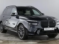 Black Used 2023 BMW X7 M Sport SUV | £76,750 (Fair price)