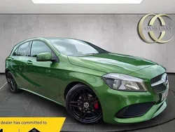 Green Used 2017 Mercedes A200 AMG line Hatchback | £12,995 (Fair price)