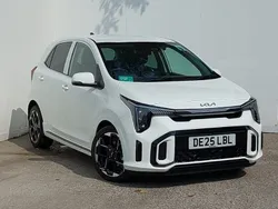 White New 2025 Kia Picanto GT-Line Hatchback | £16,498 (Fair price)