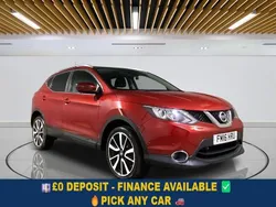 Red Used 2016 Nissan Qashqai Tekna SUV | £6,749 (Fair price)