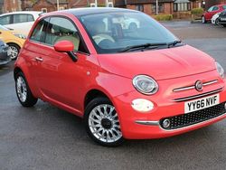 Pink Used 2016 Fiat 500 Lounge Hatchback | £6,495 (Fair price)