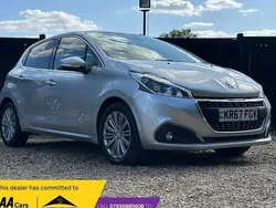 Silver Used 2017 Peugeot 208 Allure Hatchback | £6,290 (Fair price)