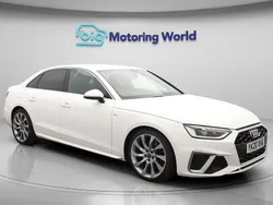White Used 2020 Audi A4 S-Line Sedan | £15,500 (Fair price)