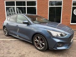 Blue Used 2018 Ford Focus ST-Line Hatchback | £9,750 (Fair price)