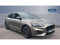 Silver Used 2019 Ford Focus ST-Line X Hatchback | £12,926 (Fair price)