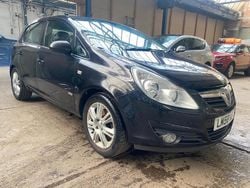 Black Used 2008 Vauxhall Corsa Design Edition Hatchback | £1,199