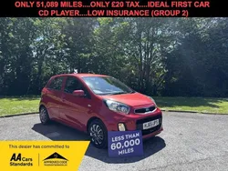 Red Used 2015 Kia Picanto 2 Hatchback | £4,995 (Fair price)