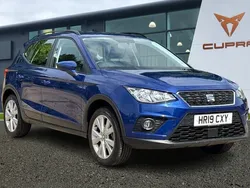 Mystery blue Used 2019 Seat Arona SE Technology SUV | £12,997 (Fair price)