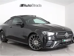 Black Used 2021 Mercedes E220 AMG Line Premium Plus Coupe | £30,695 (Expensive)