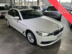 White Used 2018 BMW 520 Sedan | £16,495 (Fair price)