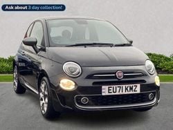 Black Used 2021 Fiat 500 Sport Hatchback | £9,399 (Fair price)