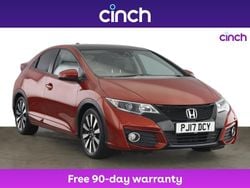 Red Used 2017 Honda Civic SR Hatchback | £11,649 (Fair price)